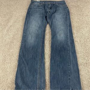 Levis 527 Jeans Mens 34x36 Blue Bootcut Cowboy Western Denim 100% Cotton  E230